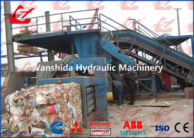 मित्सुबिशी पीएलसी नियंत्रण अपशिष्ट पेपर बेलर हाइड्रोलिक बालिंग प्रेस मशीन 125 टन