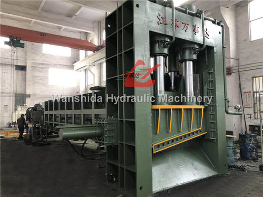 WANSHIDA 800 टन हाइड्रोलिक गिलोटिन स्क्रैप धातु कतरनी गैन्ट्री कतरनी कतरनी मशीन