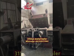 WANSHIDA 315 टन स्क्रैप मेटल बॉलर एल्यूमीनियम प्रोफाइल कंपैक्टर मशीन