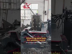 WANSHIDA हाइड्रोलिक स्क्रैप मेटल बॉलर कॉम्पैक्टर टर्न आउट प्रकार पीएलसी स्वचालित नियंत्रण