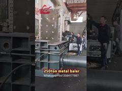 वानशिडा 250 टन हाइड्रोलिक स्क्रैप मेटल बेलर, एचएमएस भारी धातु स्क्रैप को बेलिंग प्रेस करने के लिए